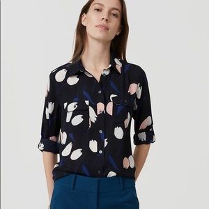 Loft XSP Tulip Utility Blouse